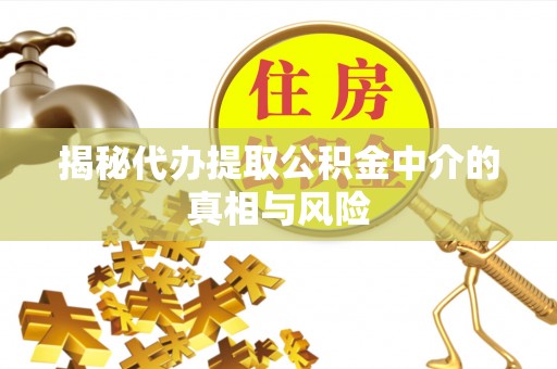 绿岛揭秘代办提取公积金中介的真相与风险