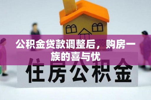绿岛公积金贷款调整后，购房一族的喜与忧