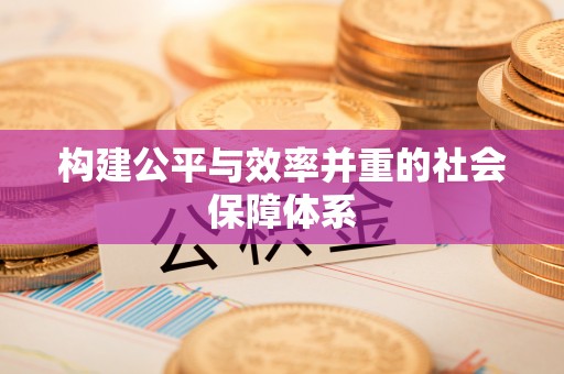 绿岛构建公平与效率并重的社会保障体系