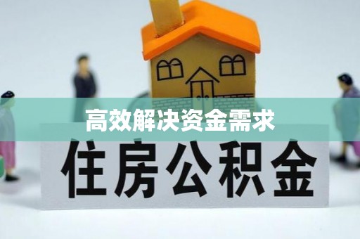 绿岛高效解决资金需求