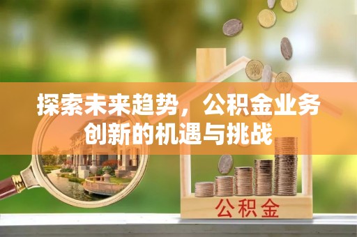 绿岛探索未来趋势，公积金业务创新的机遇与挑战