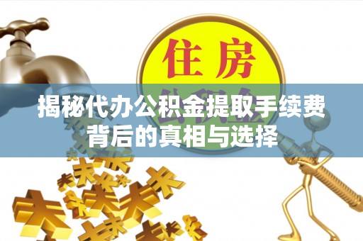 绿岛揭秘代办公积金提取手续费背后的真相与选择