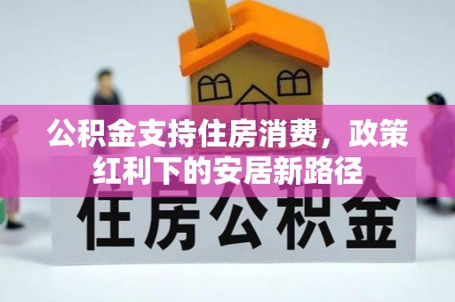 绿岛公积金支持住房消费，政策红利下的安居新路径