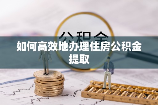 绿岛如何高效地办理住房公积金提取