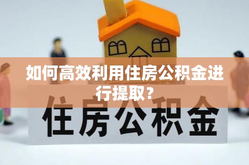 绿岛如何高效利用住房公积金进行提取？
